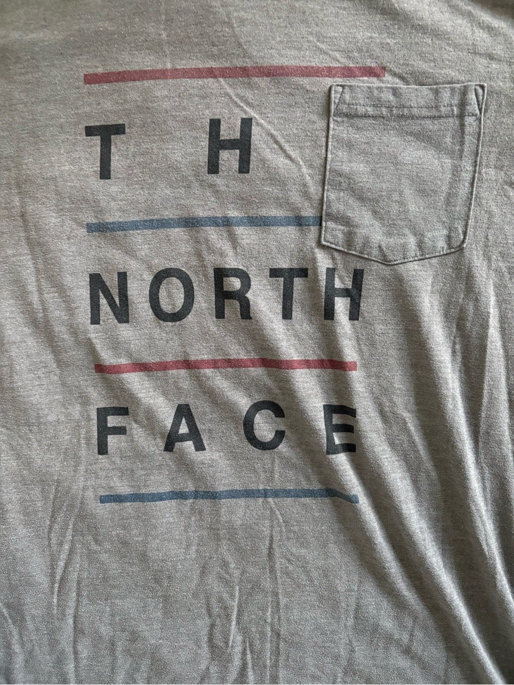 The North Face Men’s Gray Graphic Pocket T-Shirt